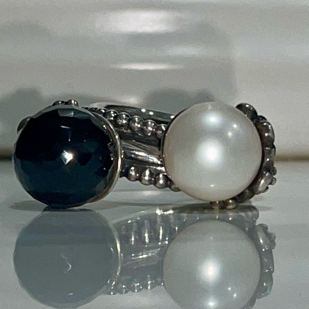 Authentic Rare Pandora Odyssey Stackable Rings - image 1